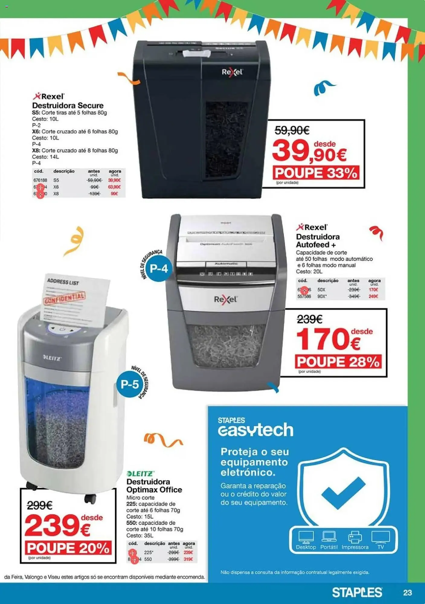 Folheto Folheto Staples de 4 de maio até 28 de maio 2026 - Pagina 23