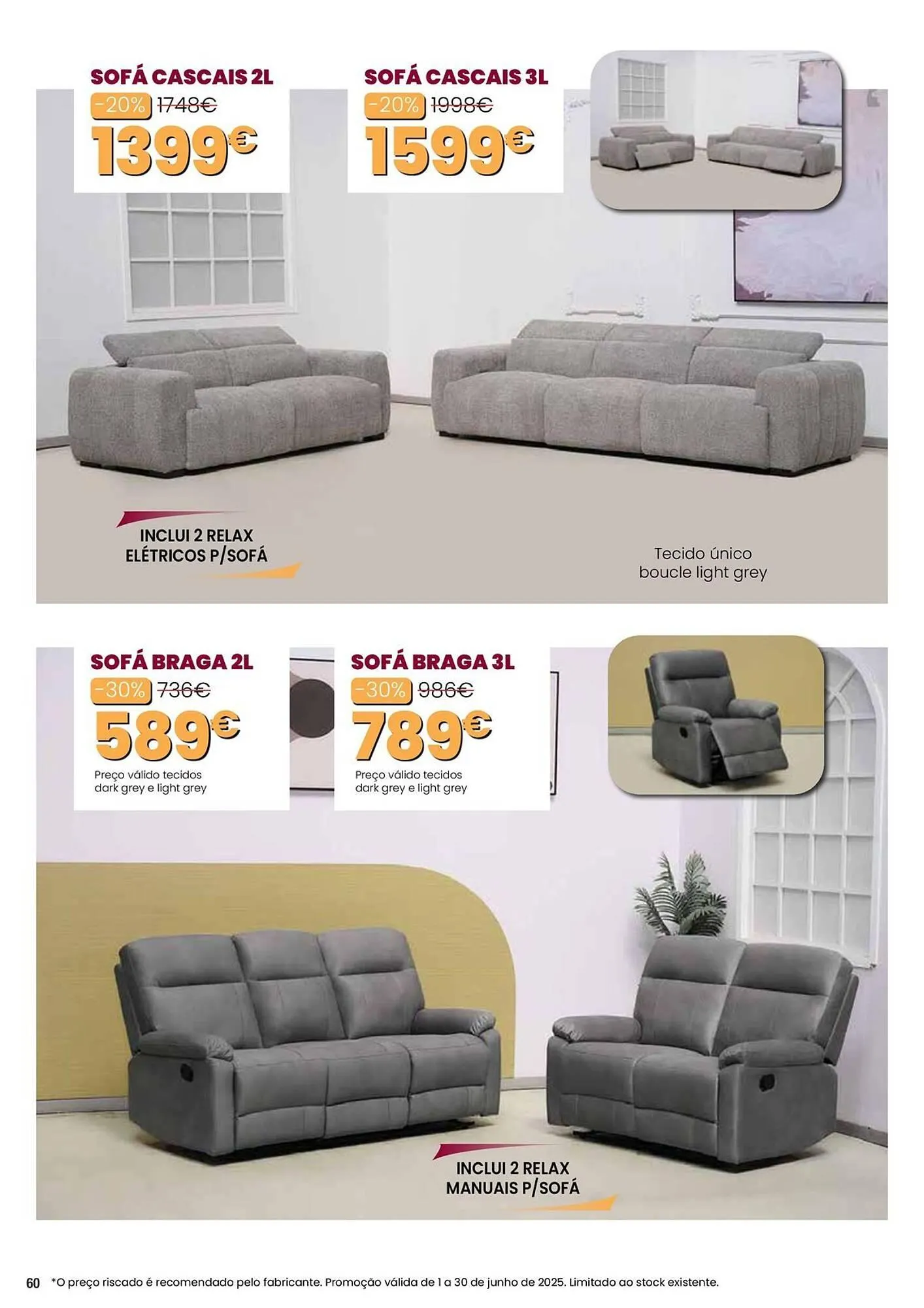 Folheto Folheto Hiper Centro do Móvel de 3 de junho até 30 de junho 2025 - Pagina 60