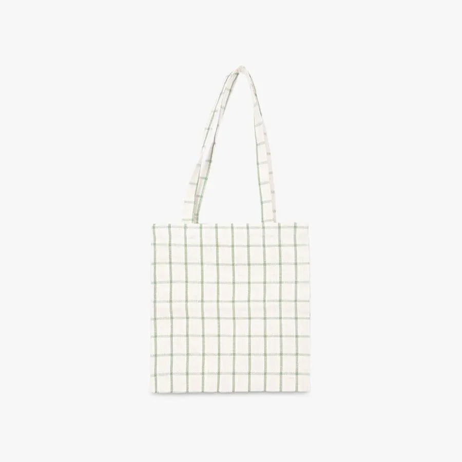 Saco algodão verde/branco RIA