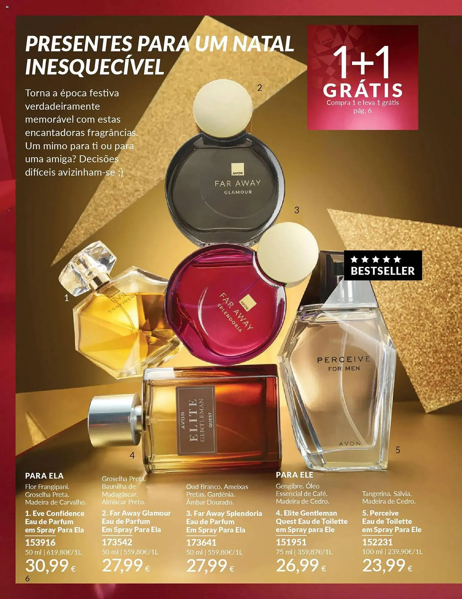 Folheto Catálogo Avon de 1 de dezembro até 1 de janeiro 2026 - Pagina 6