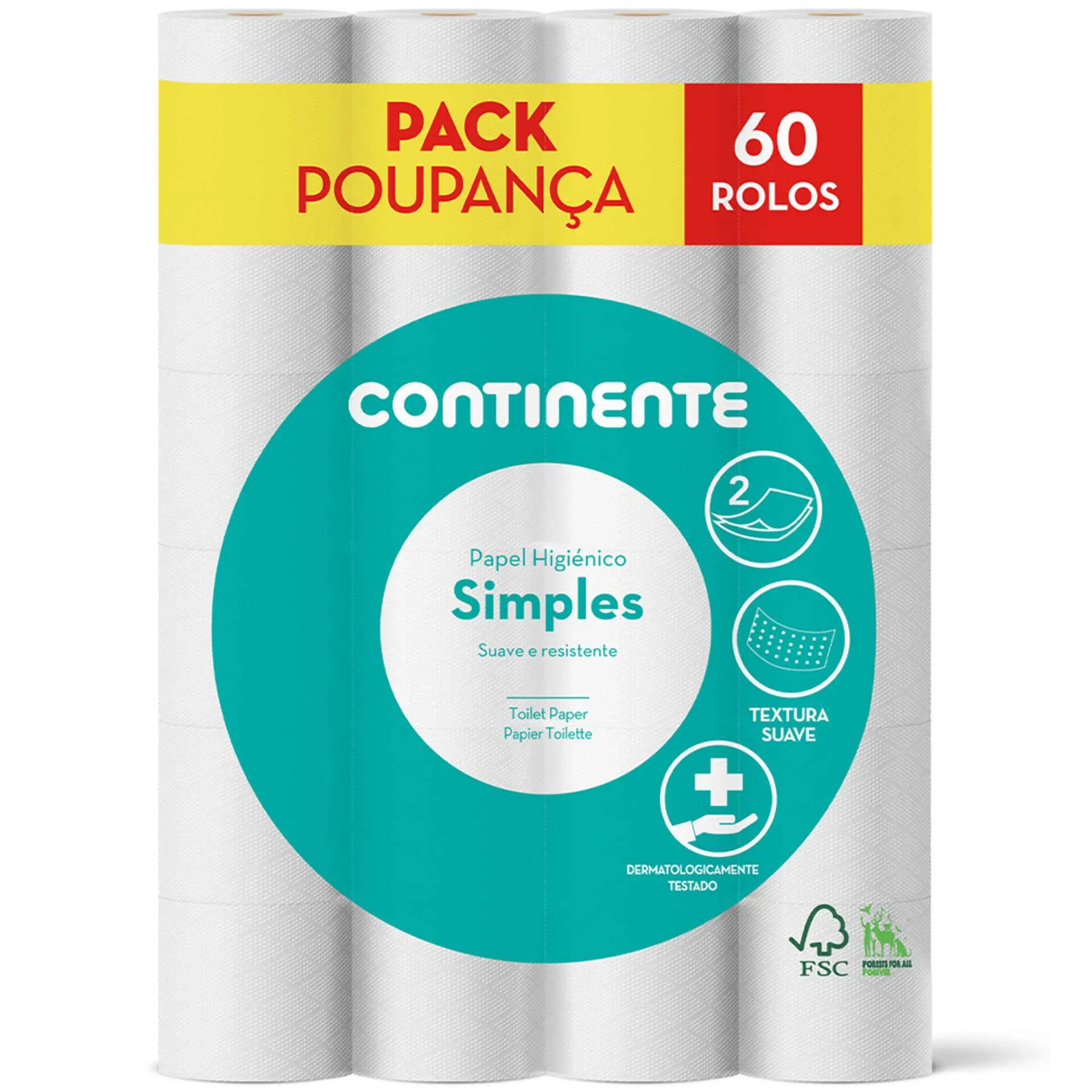 Papel Higiénico 2 Folhas Pack Poupança