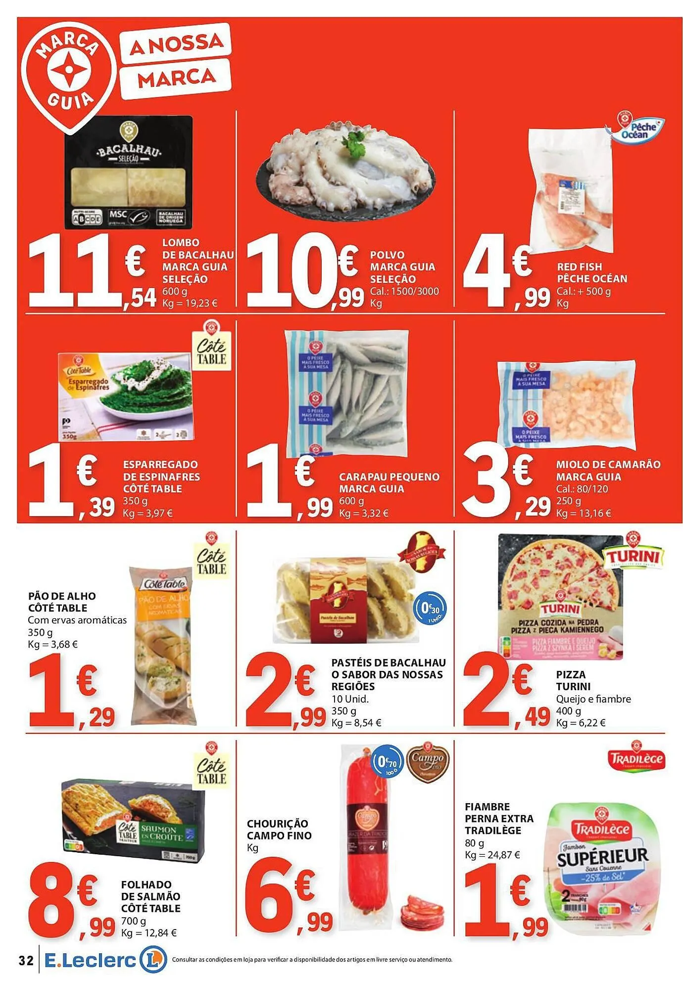 Folheto Folheto E.Leclerc de 13 de março até 19 de março 2025 - Pagina 32