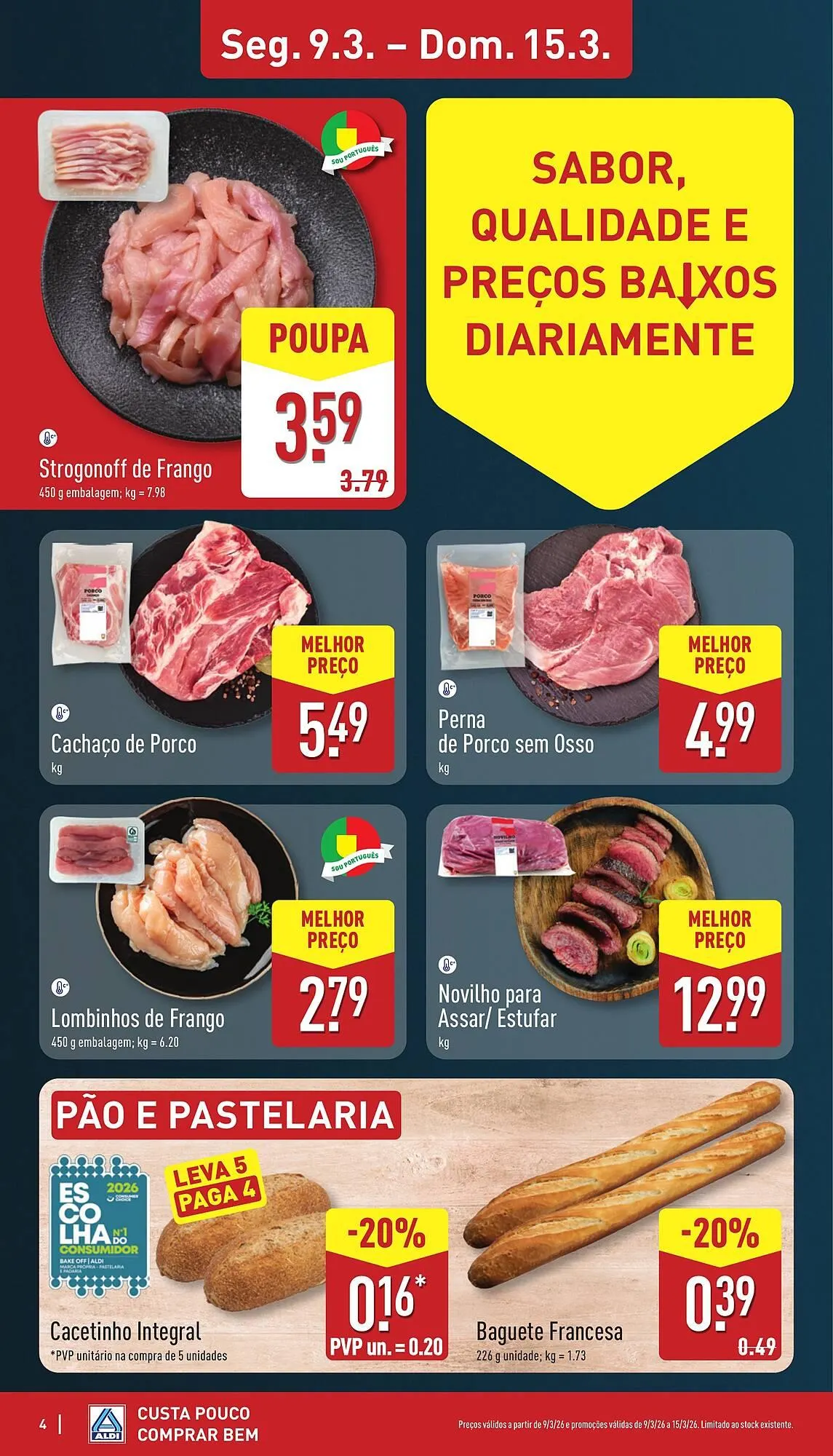 Folheto Folheto ALDI de 9 de março até 15 de março 2026 - Pagina 4
