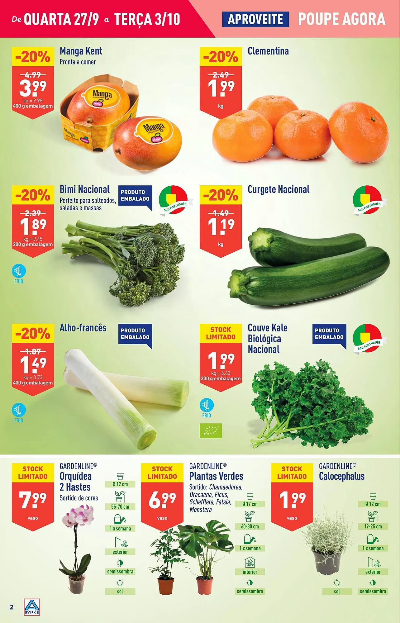 Folheto Folheto ALDI de 27 de setembro até 3 de outubro 2023 - Pagina 2