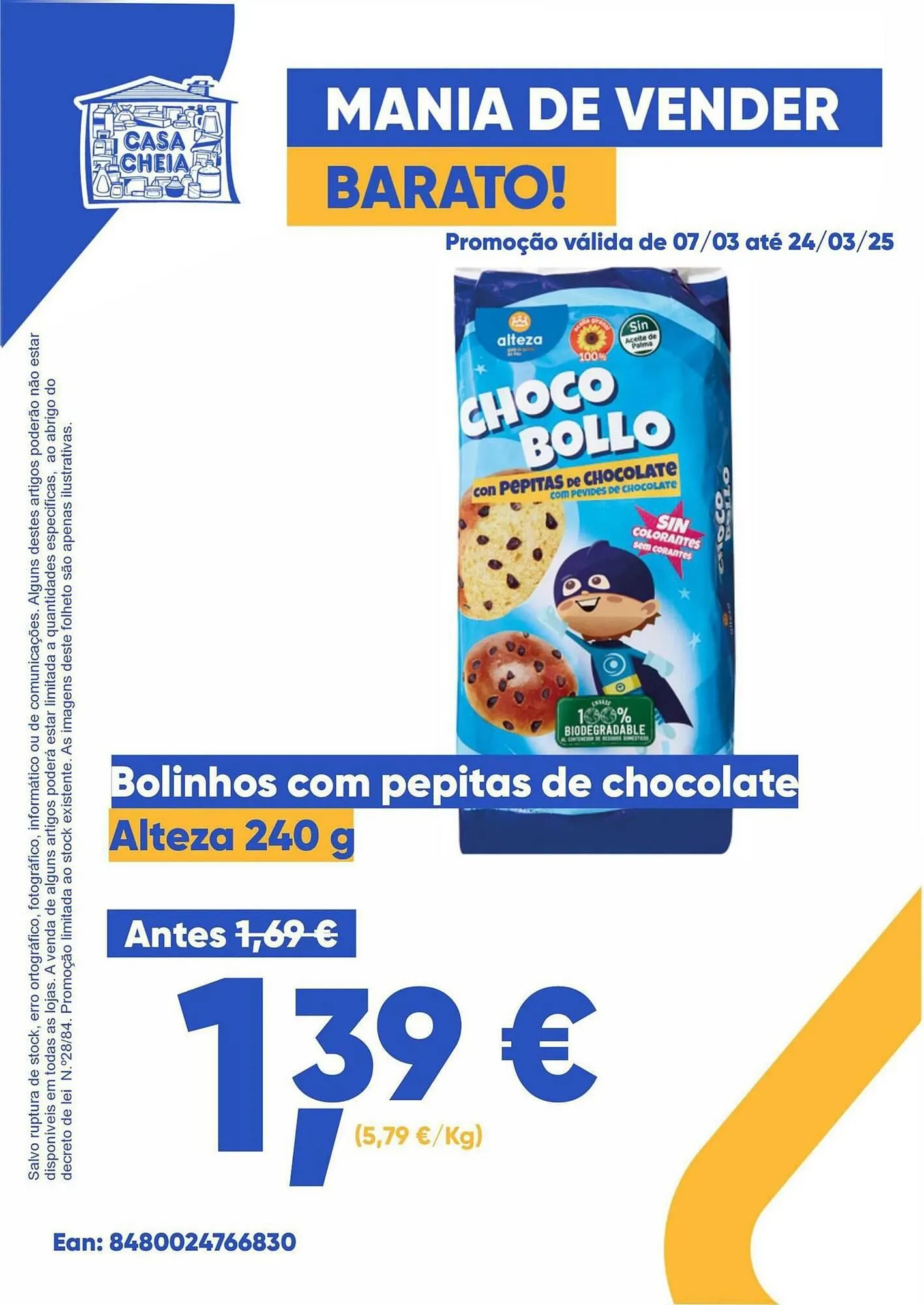 Folheto Folheto Casa Cheia de 7 de março até 24 de março 2025 - Pagina 1