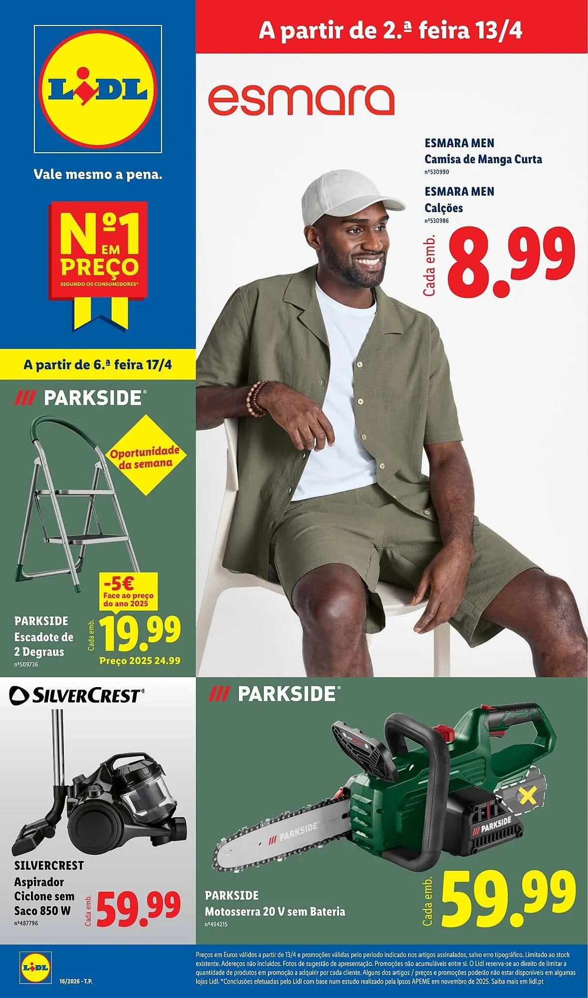 Folheto Folheto Lidl de 13 de abril até 19 de abril 2026 - Pagina 1