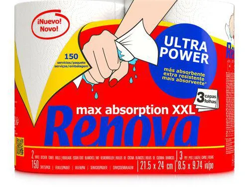 rolos cozinha renova xxl 3 folhas 2r