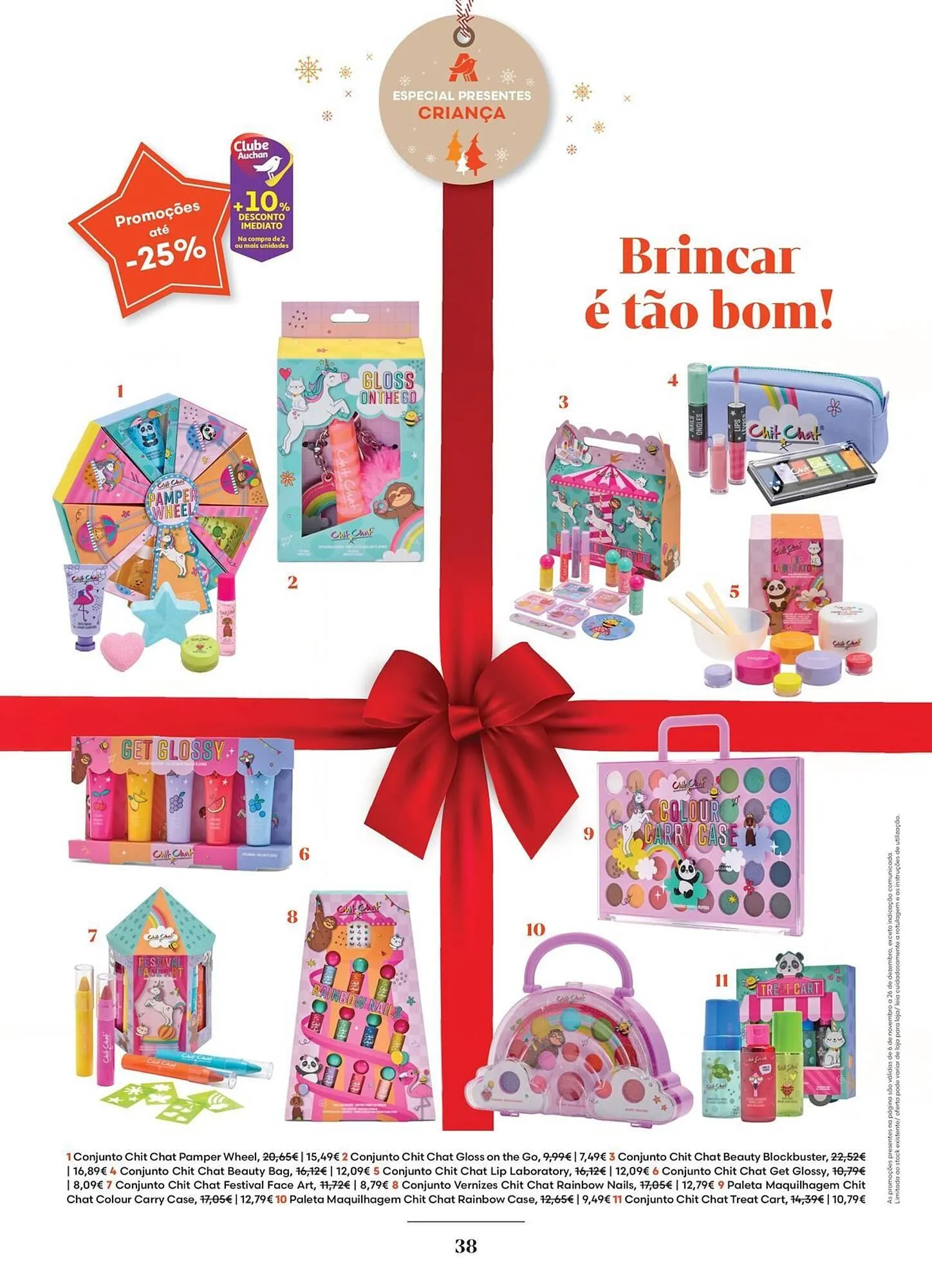 Folheto Folheto Auchan de 6 de novembro até 26 de dezembro 2025 - Pagina 38