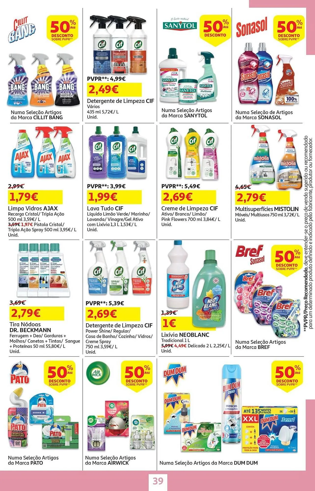 Folheto Folheto Auchan de 27 de março até 10 de abril 2025 - Pagina 39