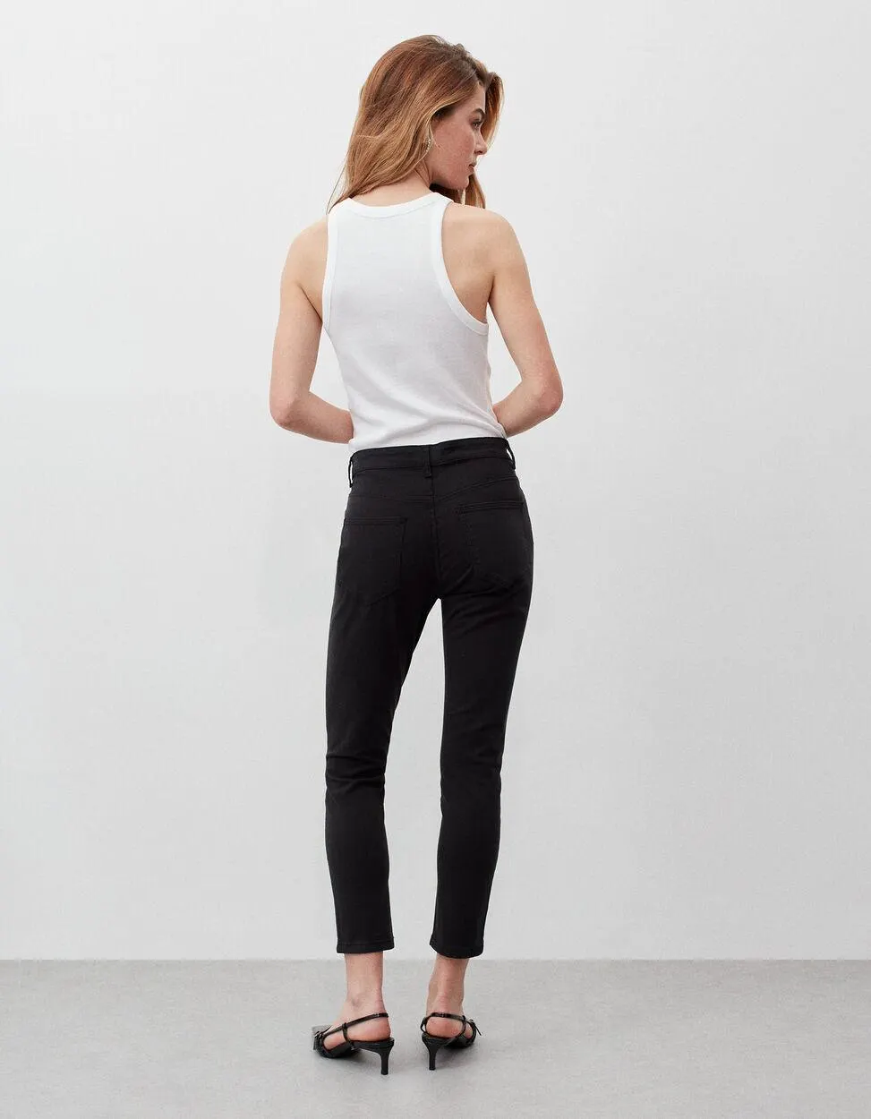 Tank Top Canelado, Mulher, Branco