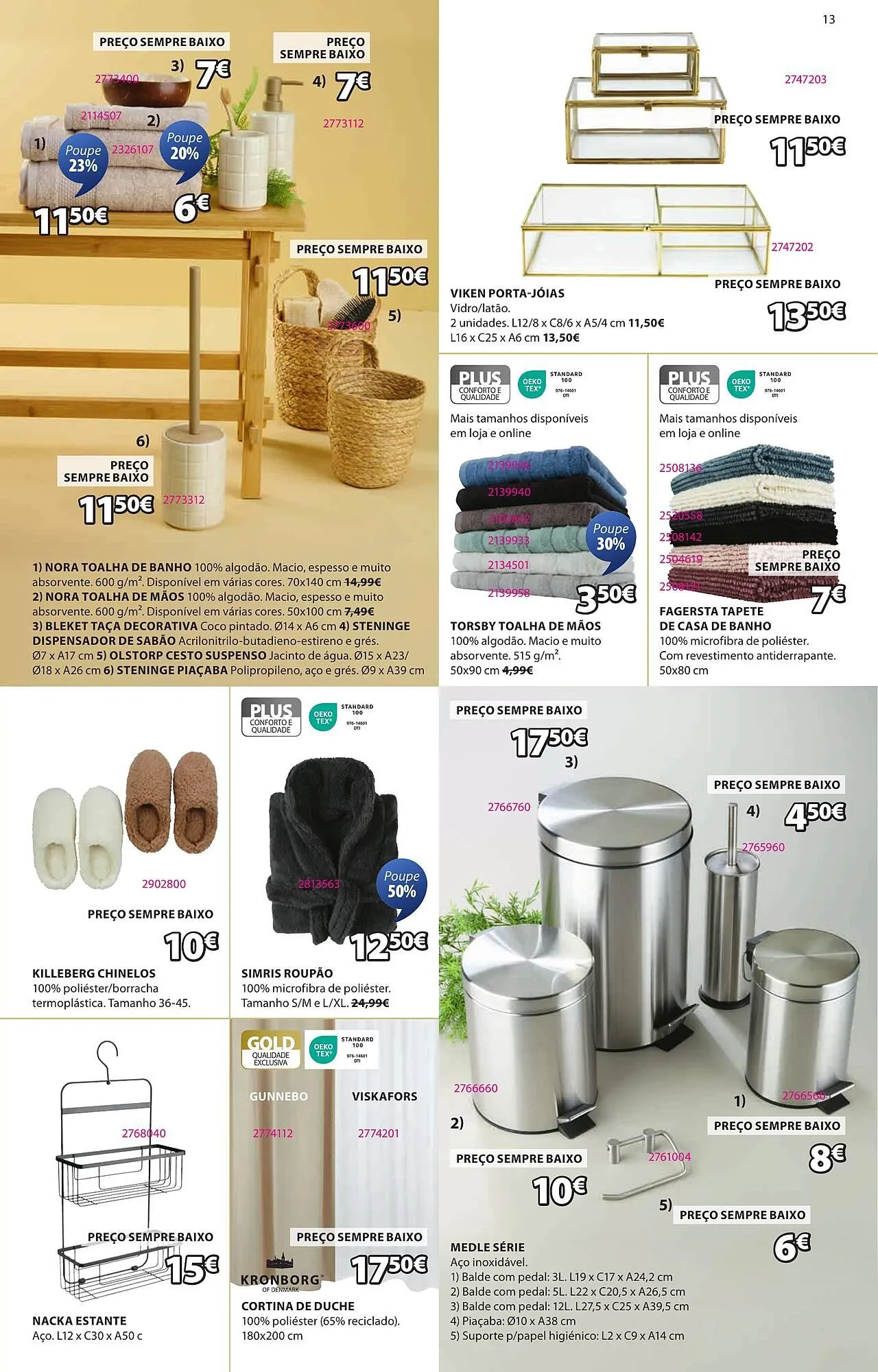 Folheto Folheto JYSK de 2 de janeiro até 12 de fevereiro 2025 - Pagina 13