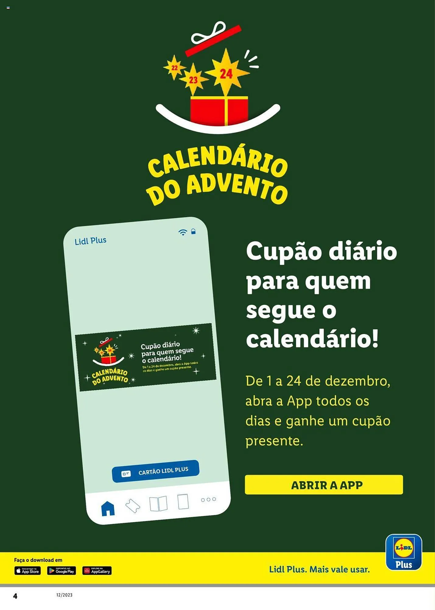 Folheto Folheto Lidl de 1 de dezembro até 31 de dezembro 2023 - Pagina 4