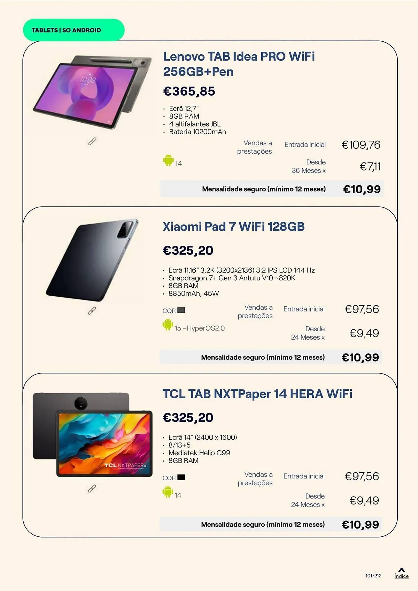 Folheto Catálogo MEO de 20 de outubro até 31 de dezembro 2025 - Pagina 101