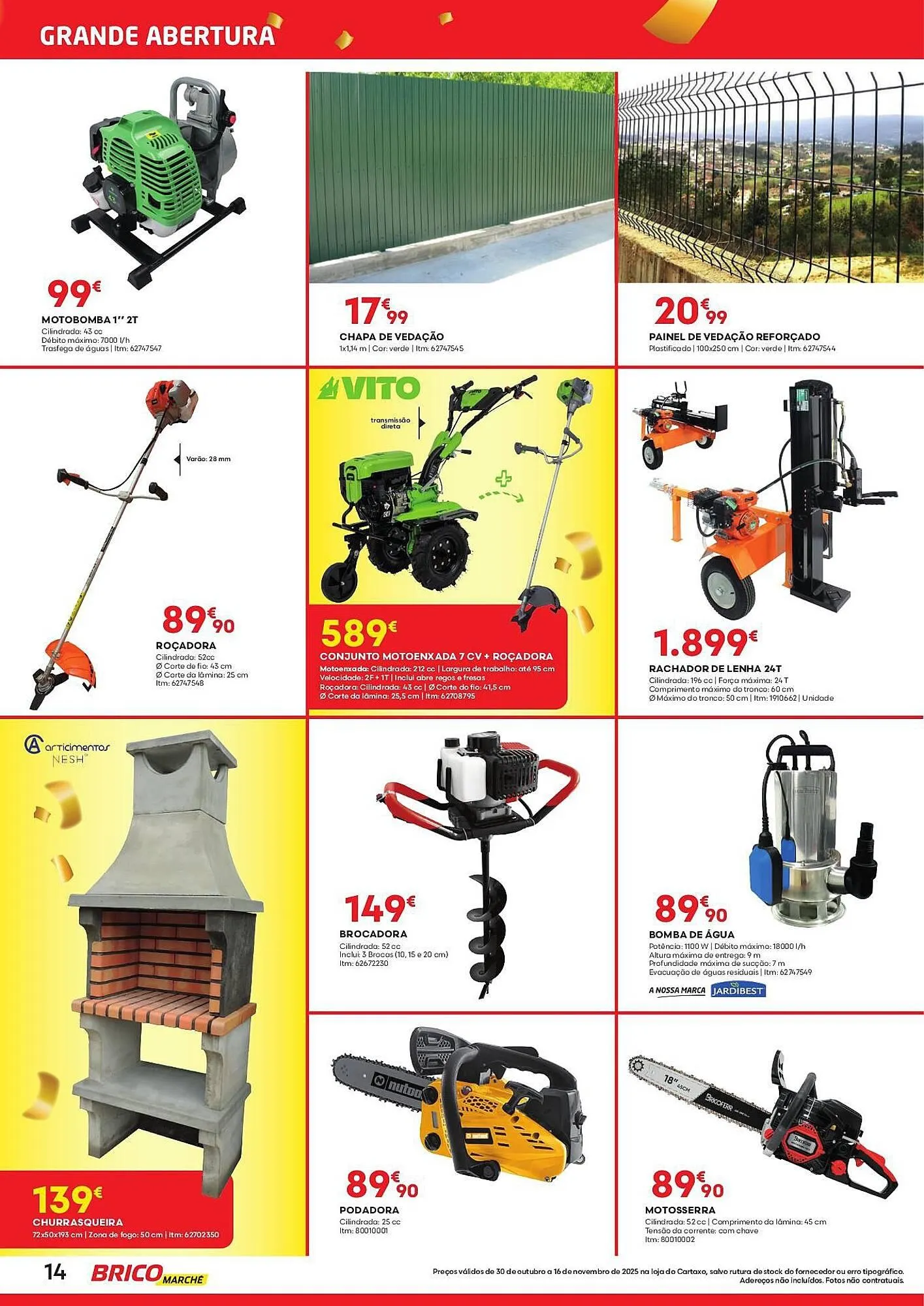 Folheto Folheto Bricomarché de 30 de outubro até 16 de novembro 2025 - Pagina 14