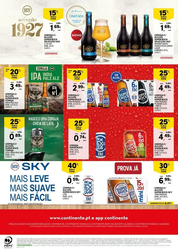 Folheto Monofolha Super Bock de 21 de agosto até 1 de setembro 2024 - Pagina 2