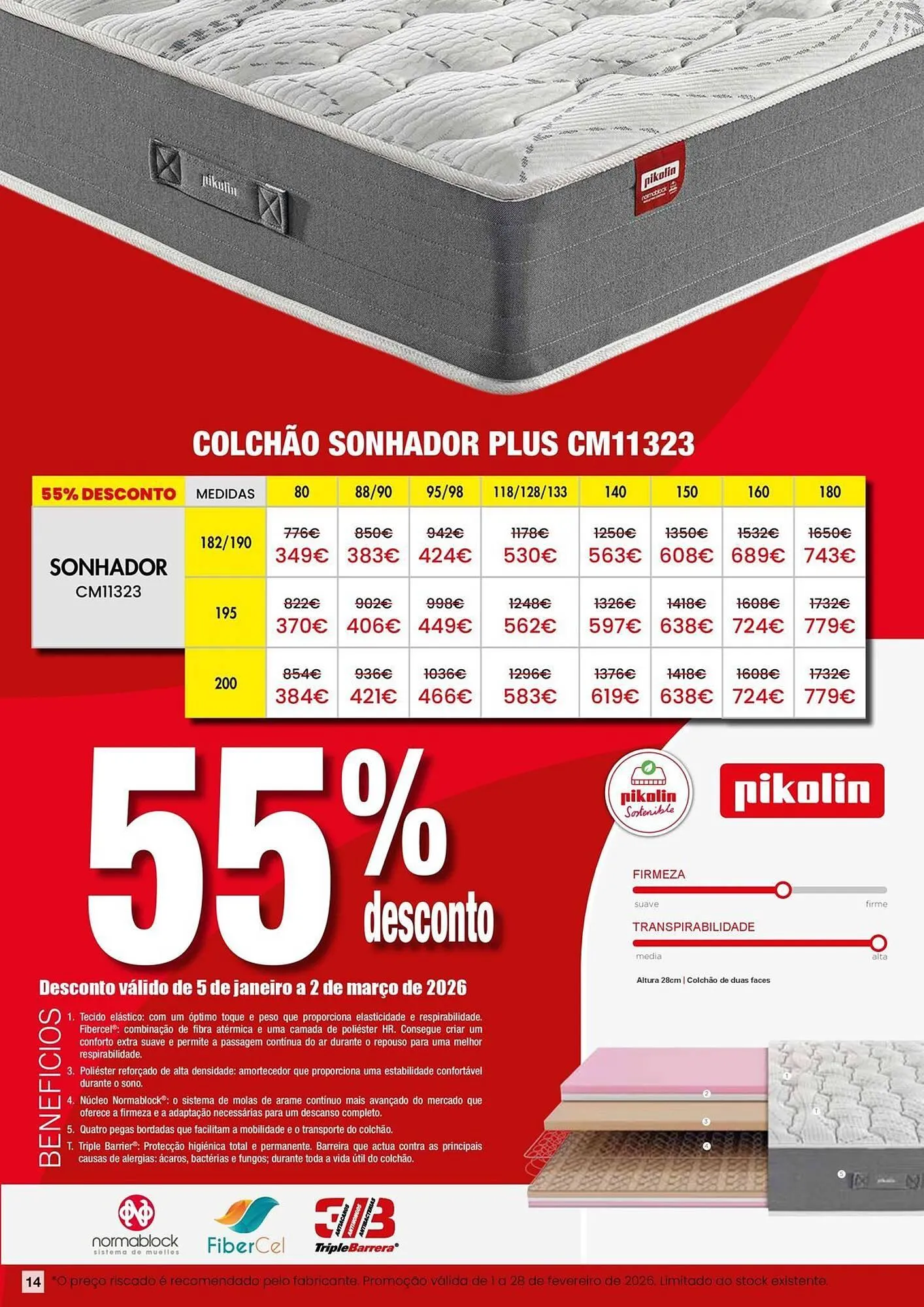 Folheto Folheto Hiper Centro do Móvel de 5 de fevereiro até 28 de fevereiro 2026 - Pagina 14