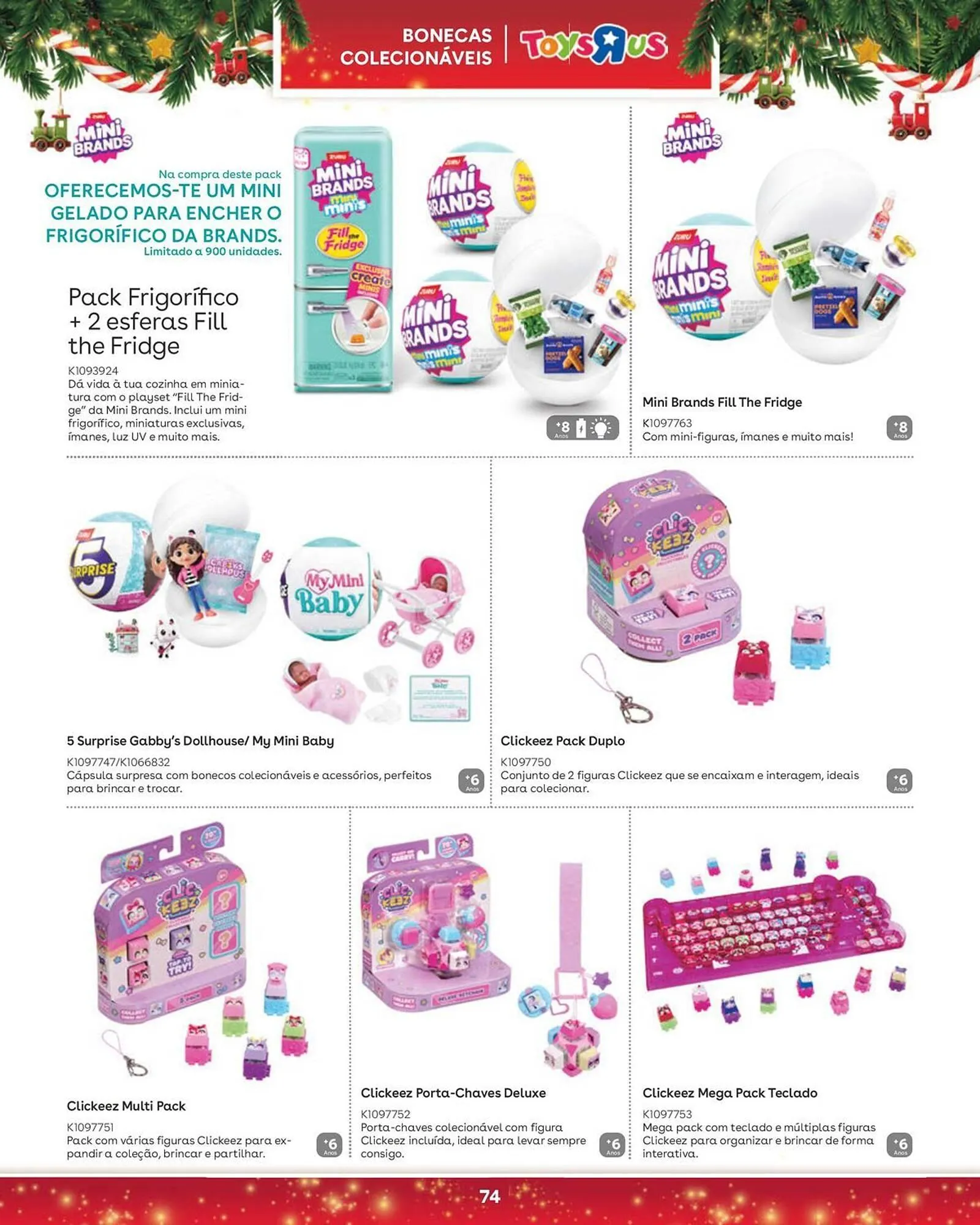 Folheto Catálogo Toys R Us de 5 de novembro até 5 de janeiro 2026 - Pagina 74