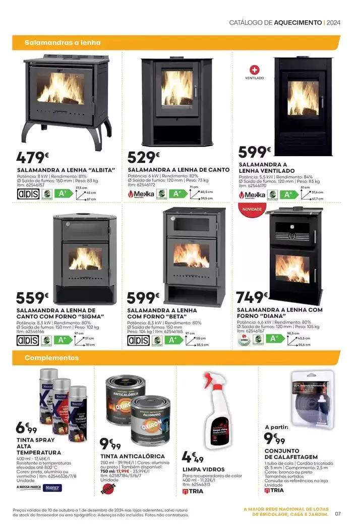 Folheto F#14 Catálogo de Aquecimento 24p Nacional de 10 de outubro até 1 de dezembro 2024 - Pagina 7