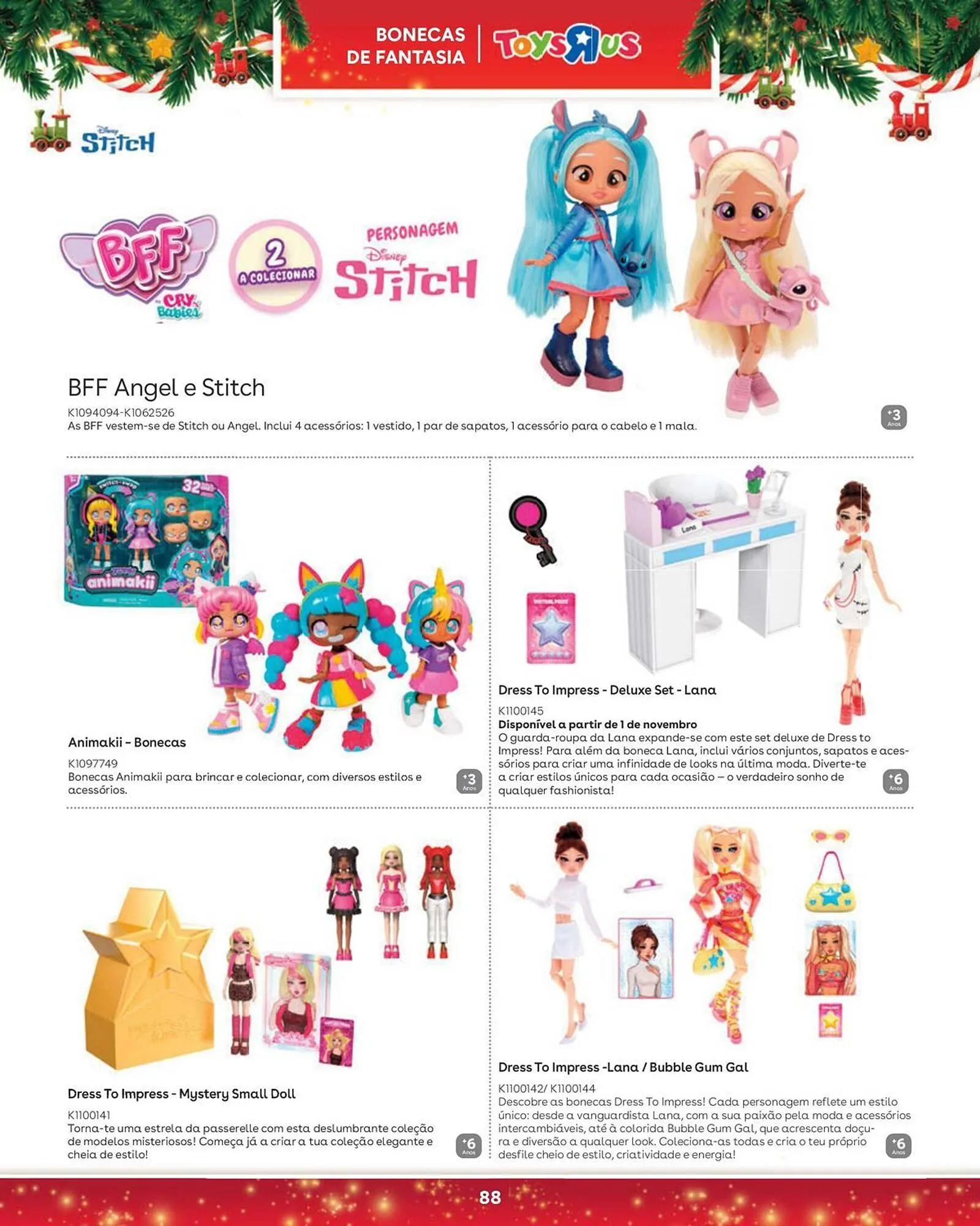 Folheto Catálogo Toys R Us de 5 de novembro até 5 de janeiro 2026 - Pagina 88