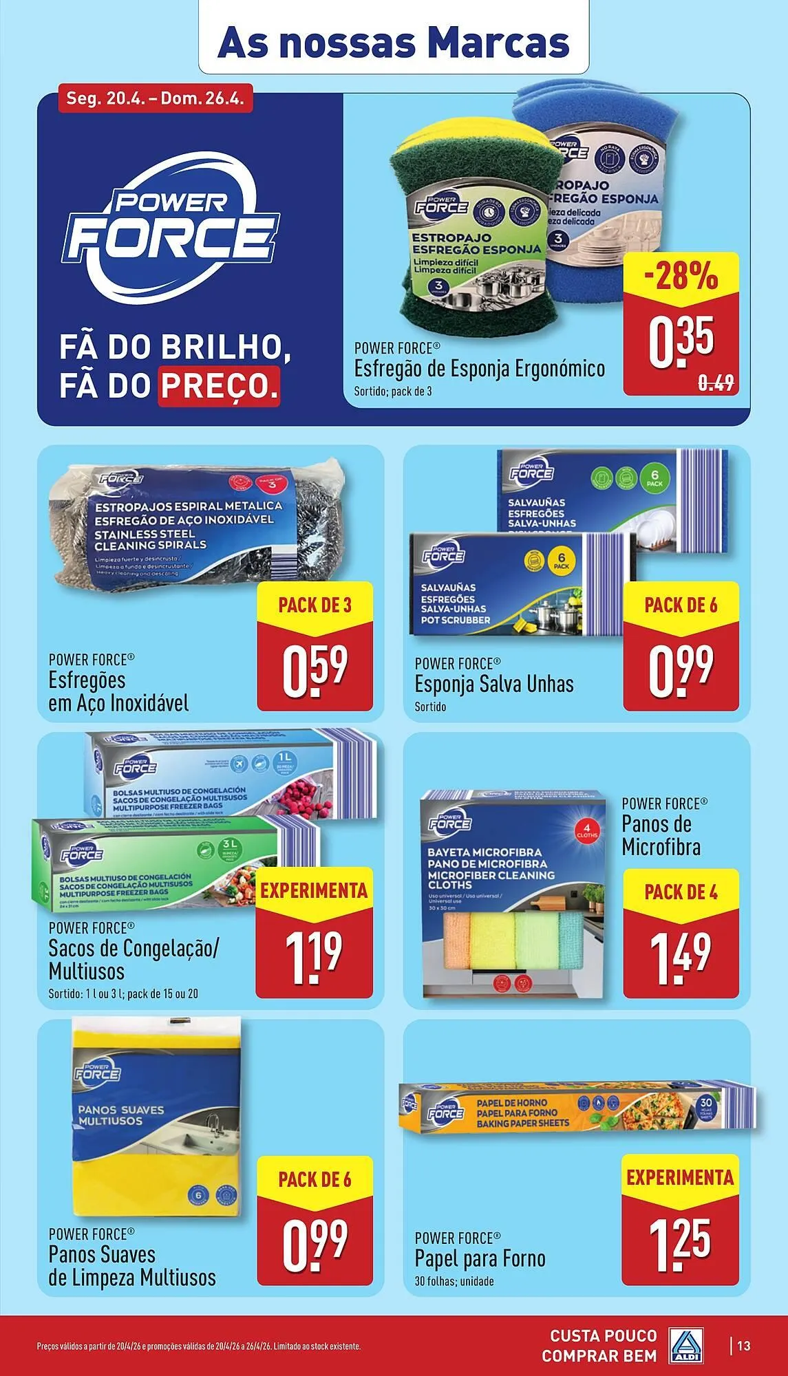 Folheto Folheto ALDI de 20 de abril até 26 de abril 2026 - Pagina 13