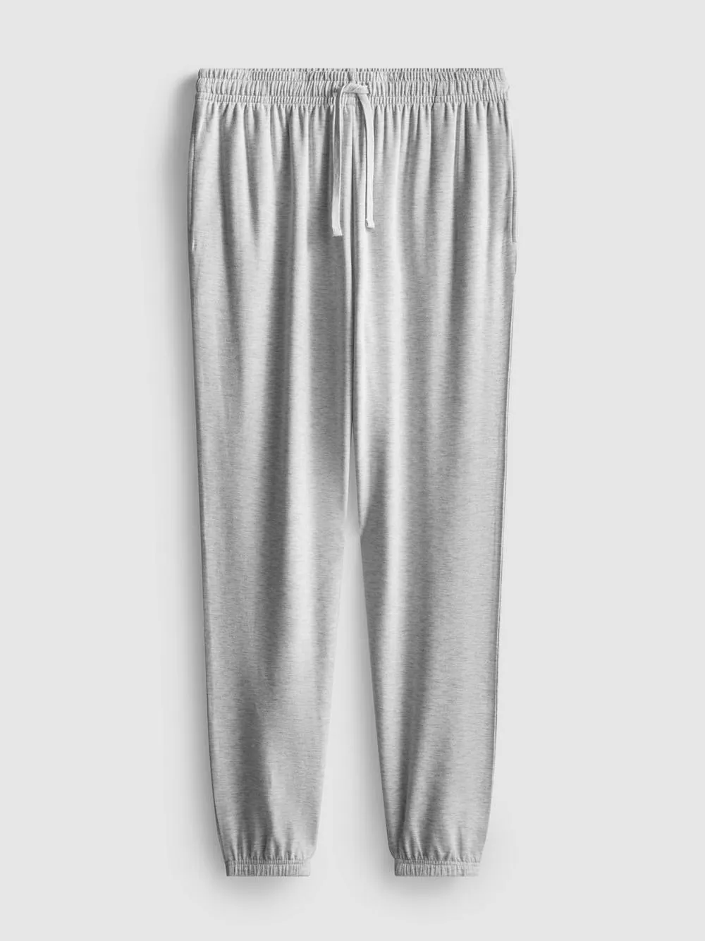 Cuffed-Leg Drawstring Pajama Bottoms