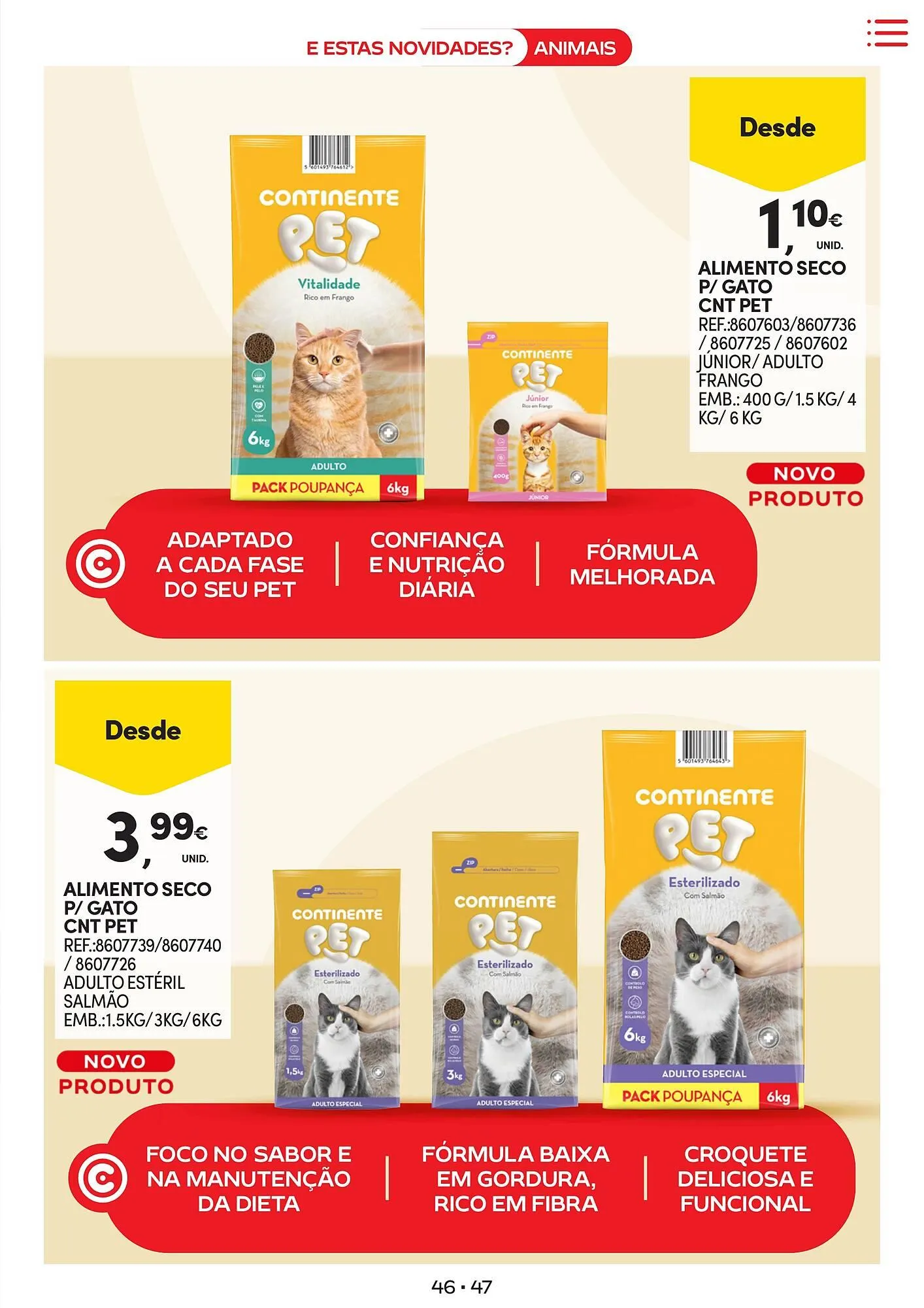 Folheto Folheto Continente de 10 de fevereiro até 1 de março 2026 - Pagina 47