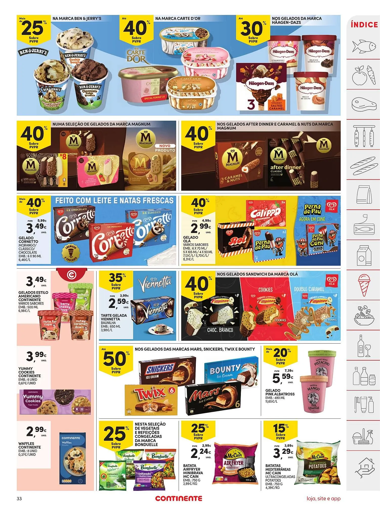 Folheto Folheto Continente de 14 de abril até 20 de abril 2026 - Pagina 33