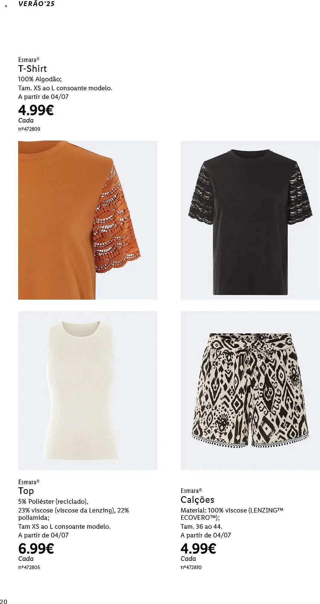 Folheto Folheto Lidl de 2 de junho até 18 de agosto 2025 - Pagina 20