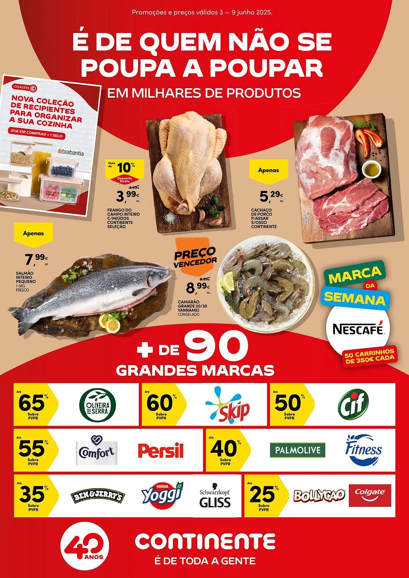 Folheto Folheto Continente de 3 de junho até 9 de junho 2025 - Pagina 1