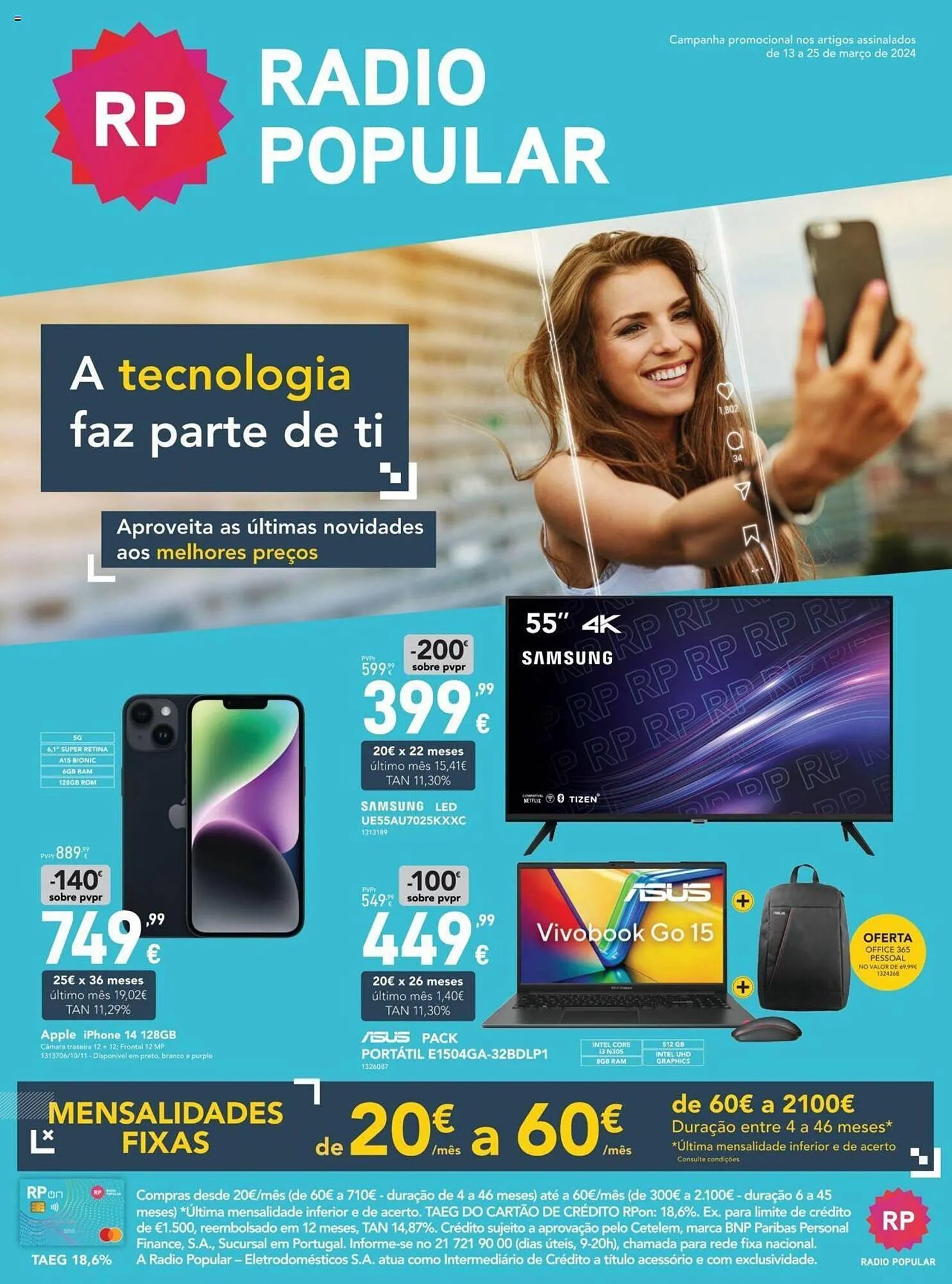 Folheto Folheto Radio Popular de 13 de março até 25 de março 2025 - Pagina 1