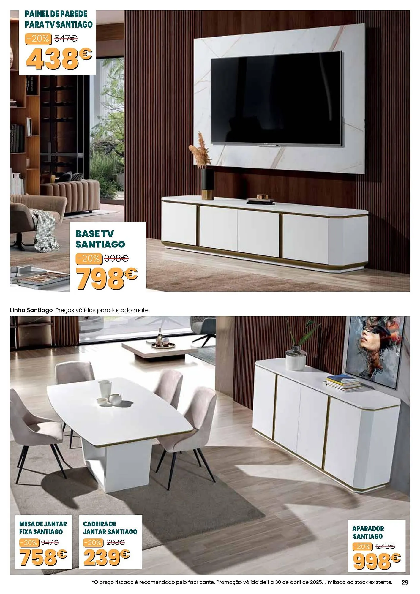 Folheto Folheto Hiper Centro do Móvel de 1 de abril até 30 de abril 2025 - Pagina 29