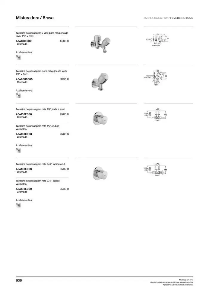 Folheto Soluções de Banho  de 6 de janeiro até 31 de dezembro 2025 - Pagina 638