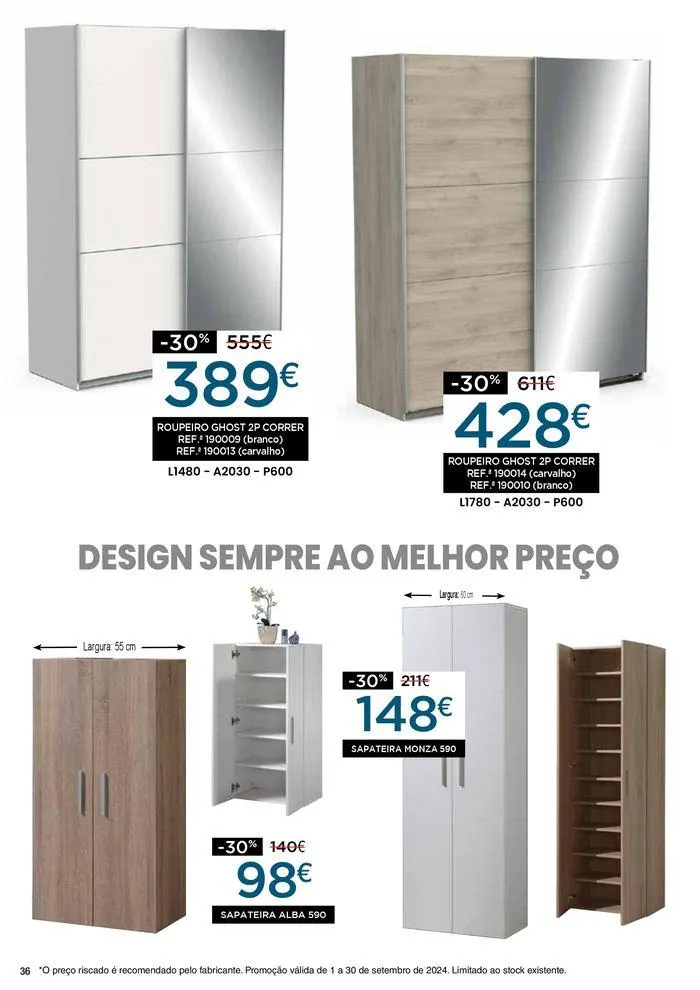 Folheto Catalogo Setembro de 2 de setembro até 30 de setembro 2024 - Pagina 36