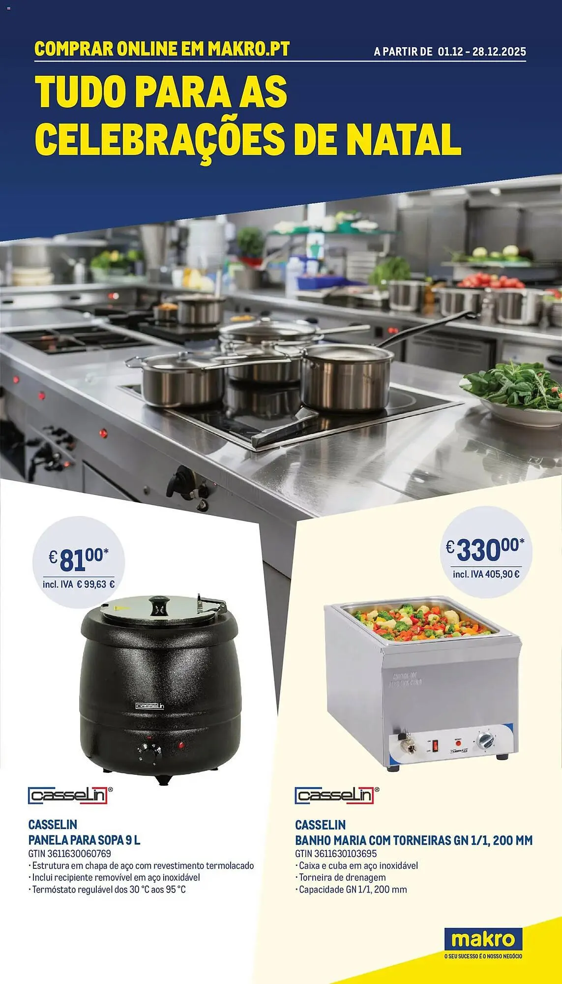 Folheto Catálogo Makro de 1 de dezembro até 29 de dezembro 2025 - Pagina 1