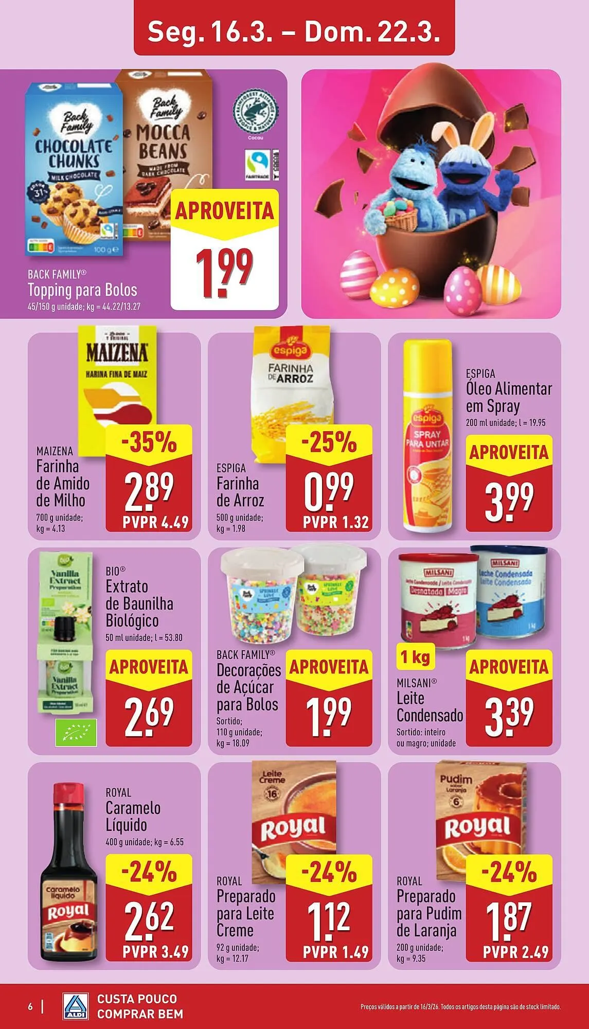 Folheto Folheto ALDI de 16 de março até 22 de março 2026 - Pagina 6