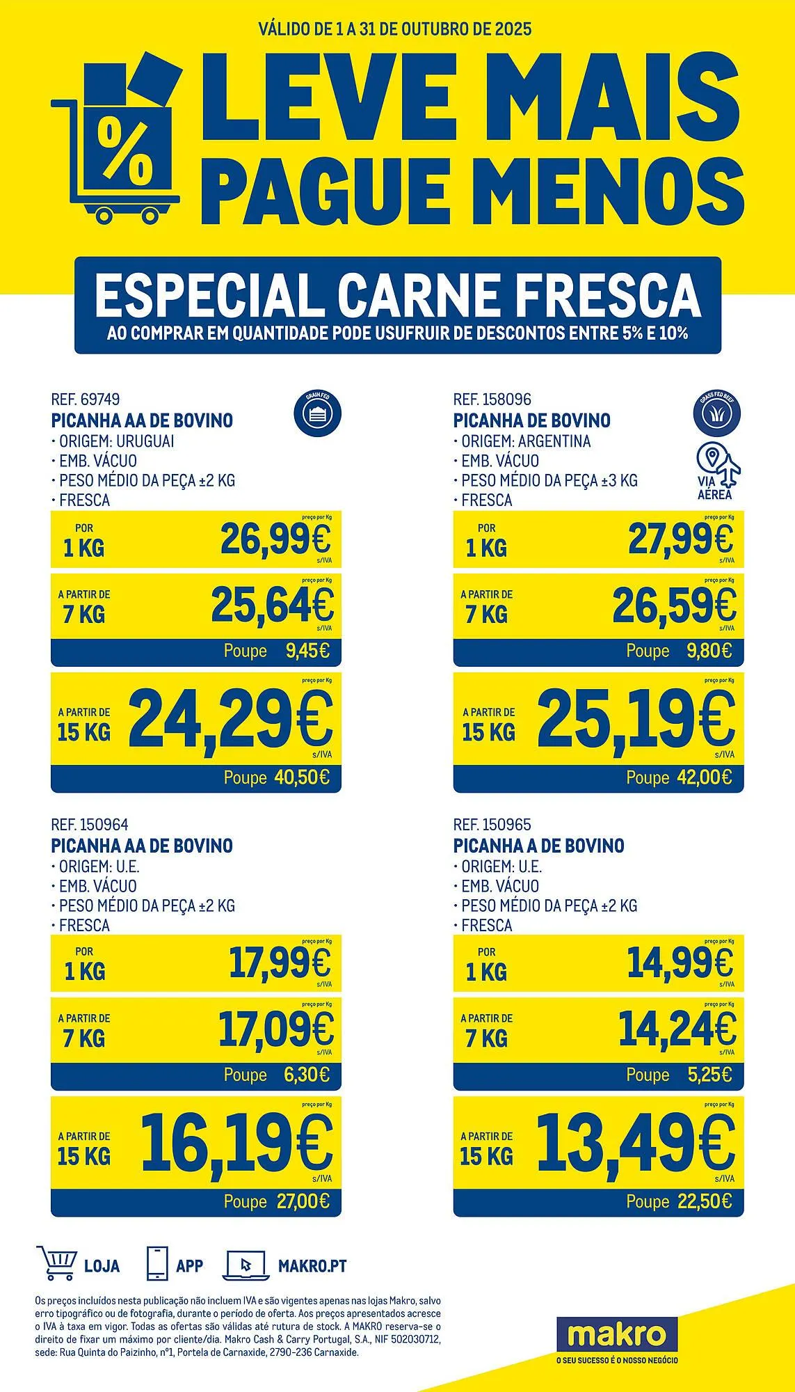 Folheto Catálogo Makro de 1 de outubro até 31 de outubro 2025 - Pagina 1