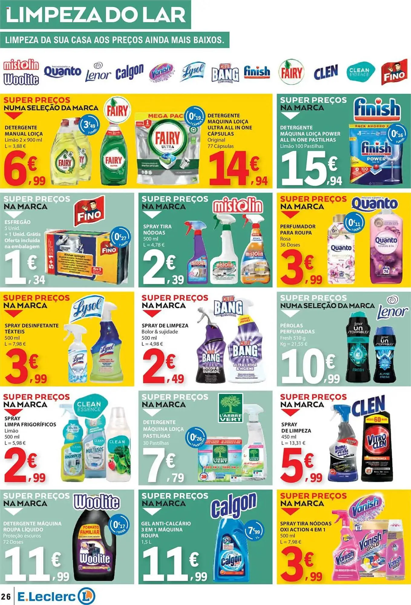 Folheto Folheto E.Leclerc de 27 de março até 2 de abril 2025 - Pagina 26