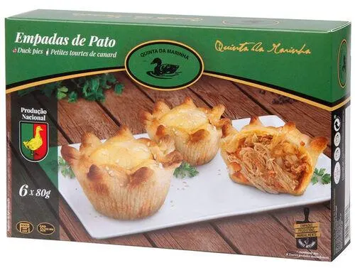 empadas quinta da marinha de pato 480g