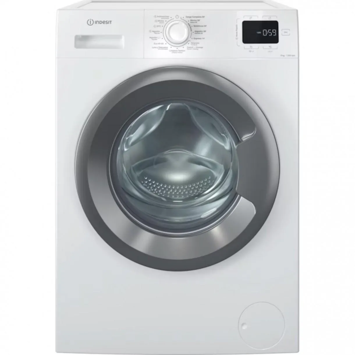 Máquina Lavar Roupa INDESIT IM862S MY TIME SPT - 8 Kg - 1200Rpm