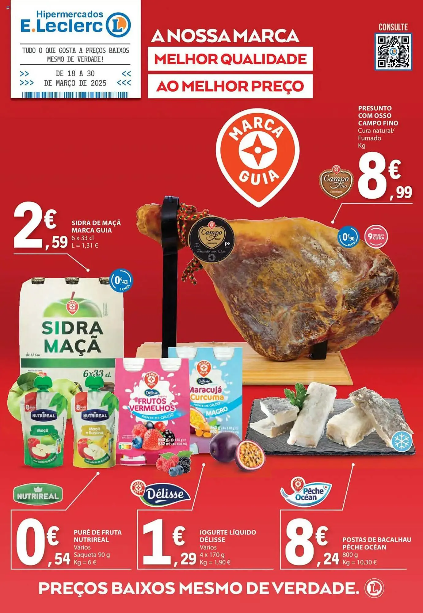 Folheto Folheto E.Leclerc de 18 de março até 30 de março 2025 - Pagina 1