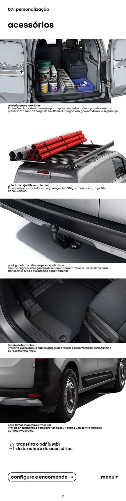 Folheto Folheto Renault Novo Kangoo Van de 13 de fevereiro até 1 de março 2025 - Pagina 15