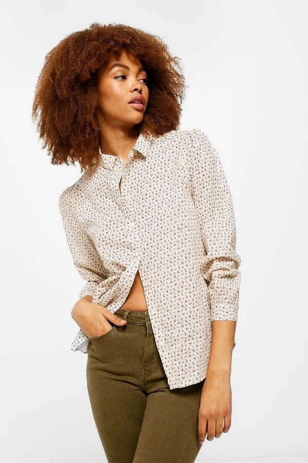 Camisa Estampada Algodón
