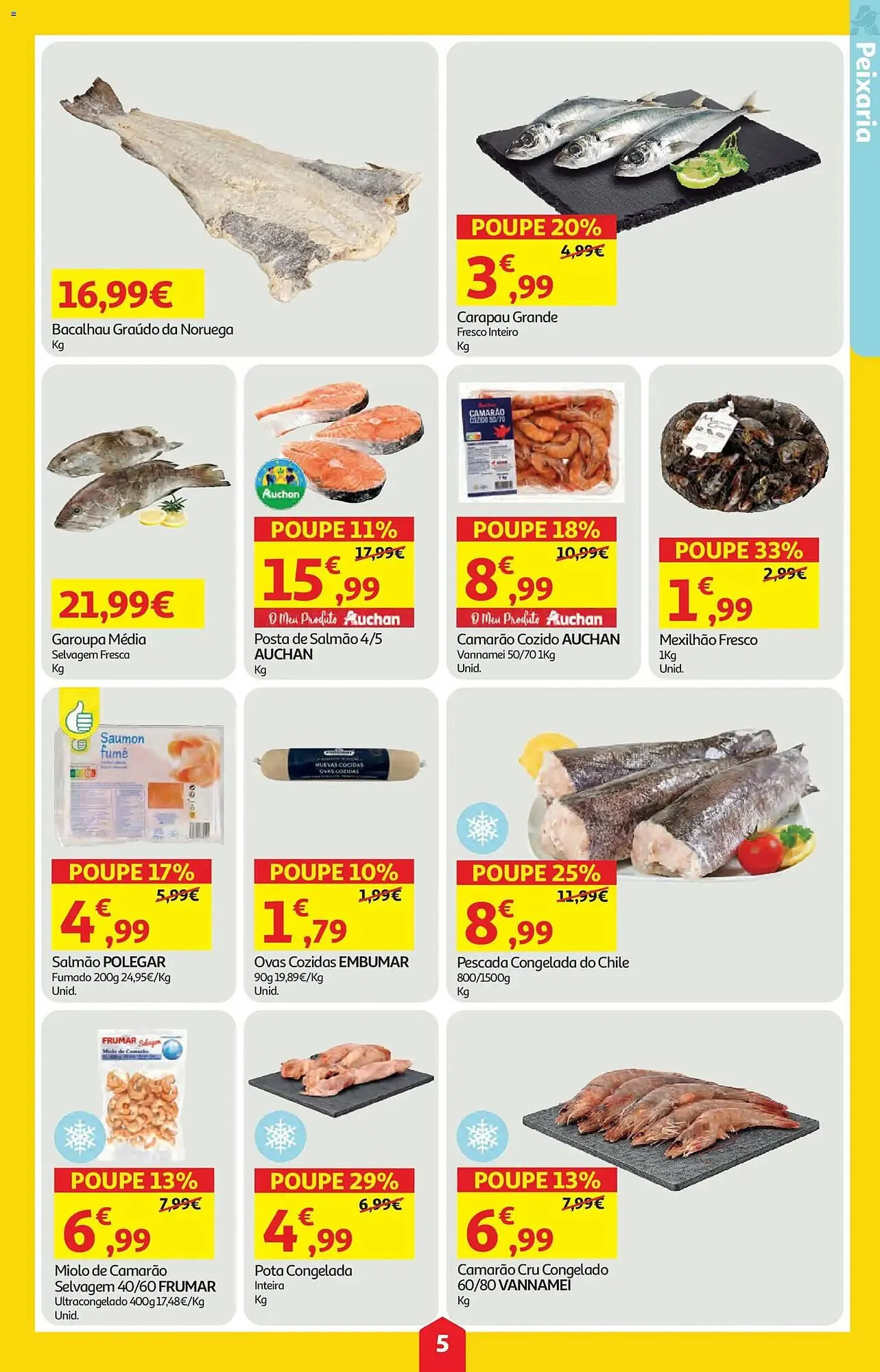 Folheto Folheto Auchan de 9 de abril até 16 de abril 2026 - Pagina 5