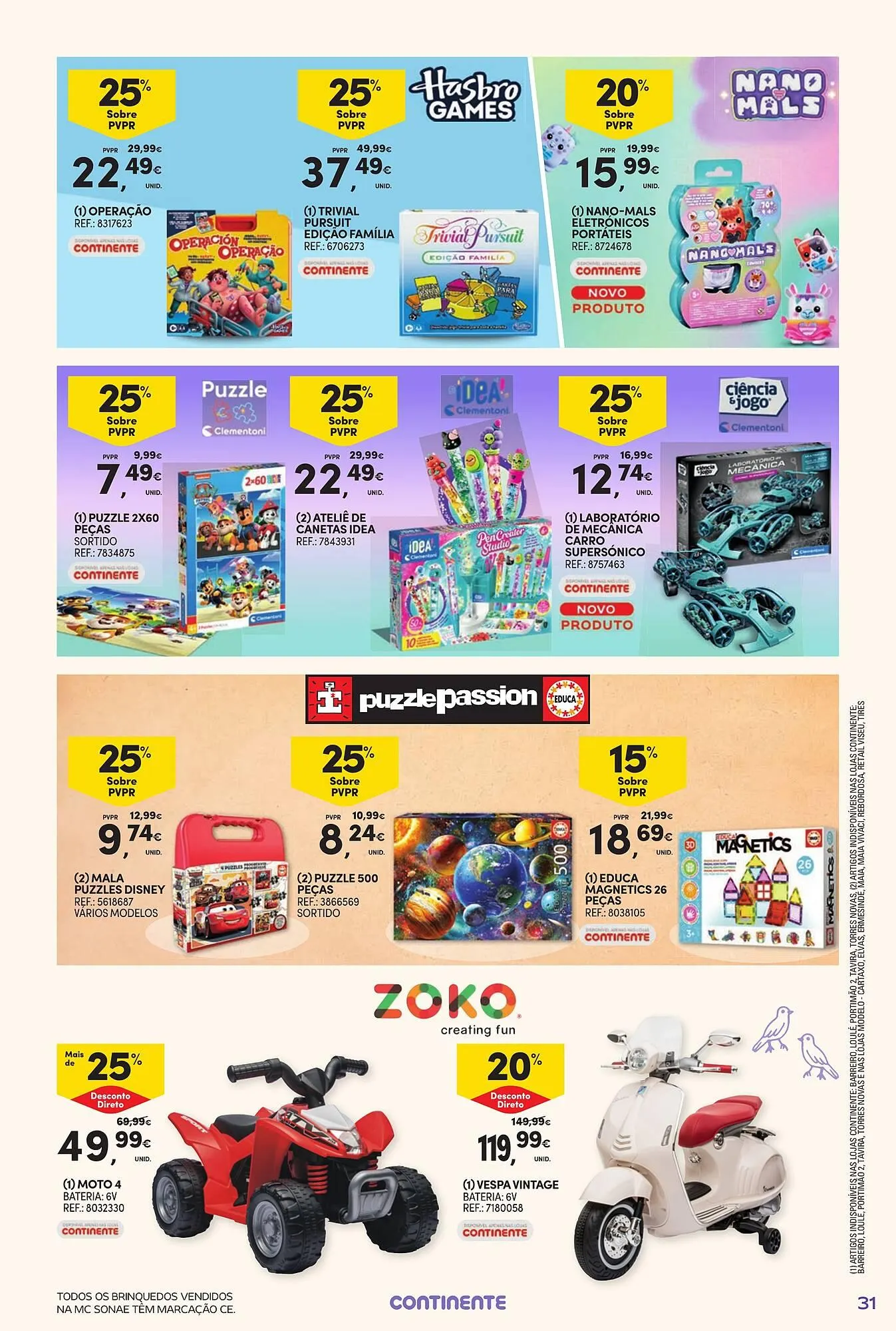 Folheto Folheto Continente de 17 de março até 5 de abril 2026 - Pagina 31