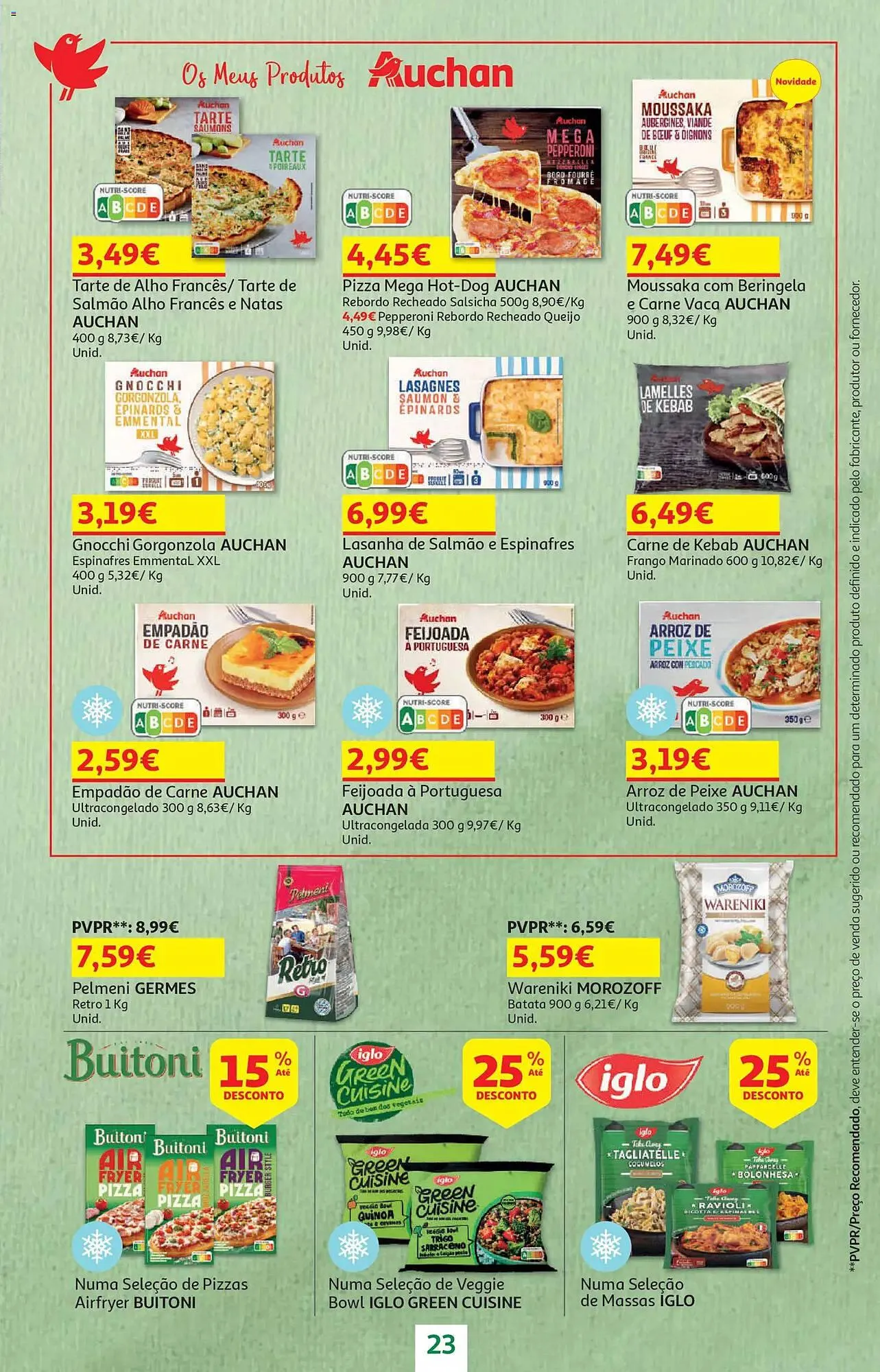 Folheto Folheto Auchan de 6 de abril até 21 de abril 2026 - Pagina 23