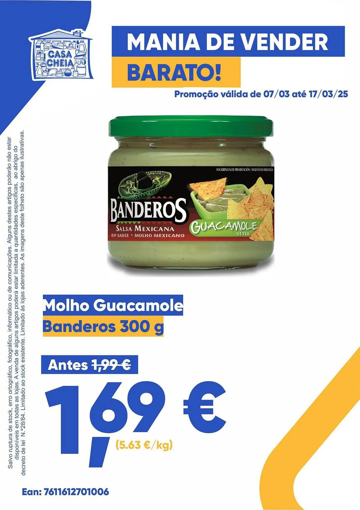Folheto Folheto Casa Cheia de 7 de março até 17 de março 2025 - Pagina 1