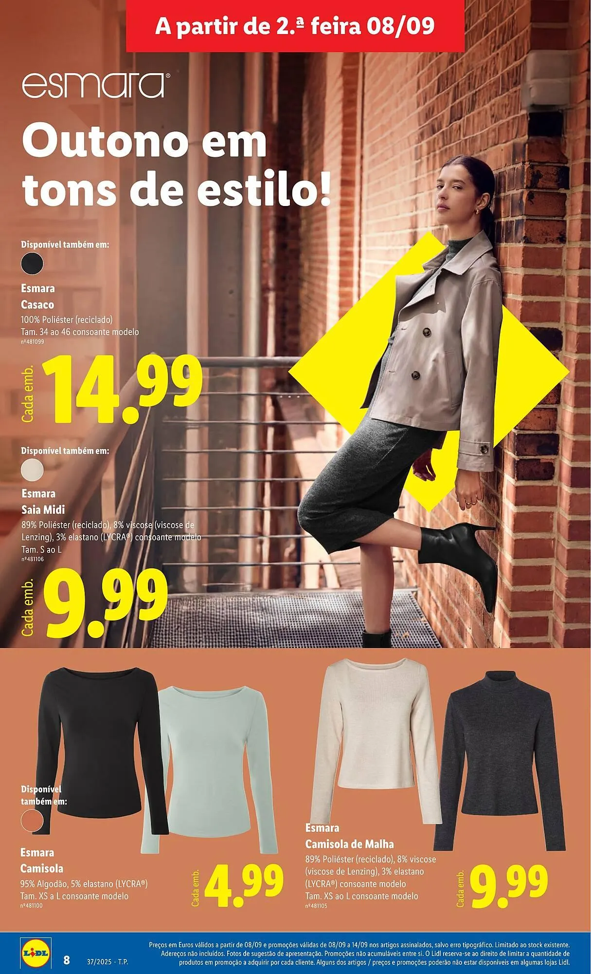 Folheto Folheto Lidl de 8 de setembro até 14 de setembro 2025 - Pagina 8