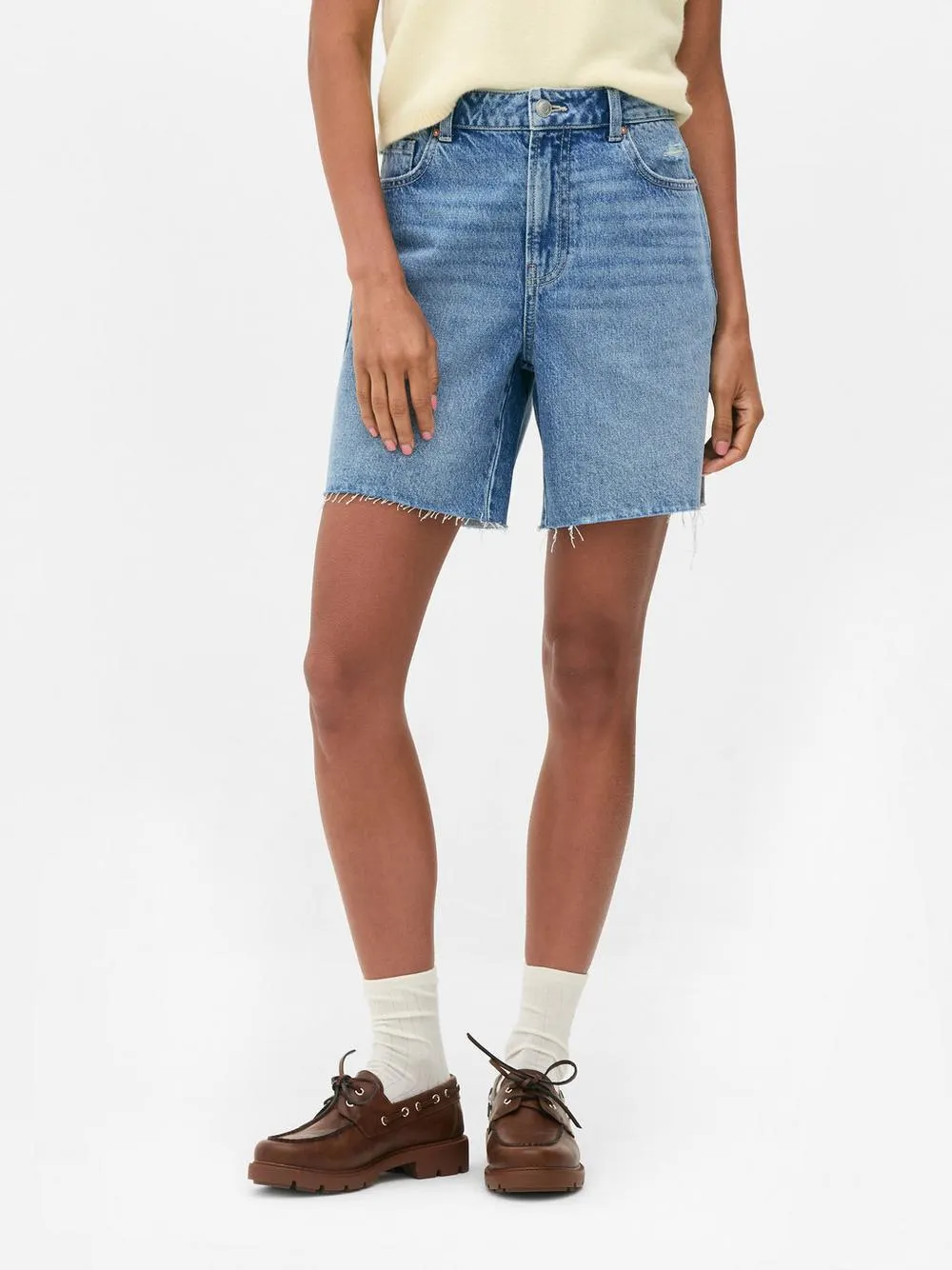 Boyfriend Denim Shorts
