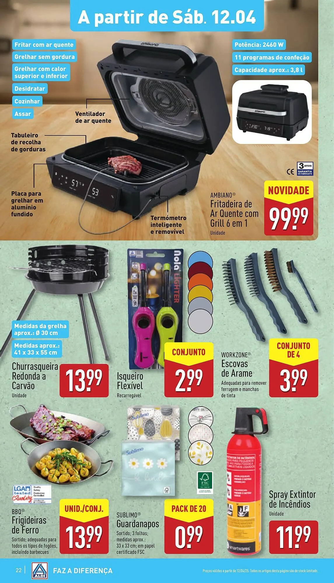 Folheto Folheto ALDI de 9 de abril até 15 de abril 2025 - Pagina 22