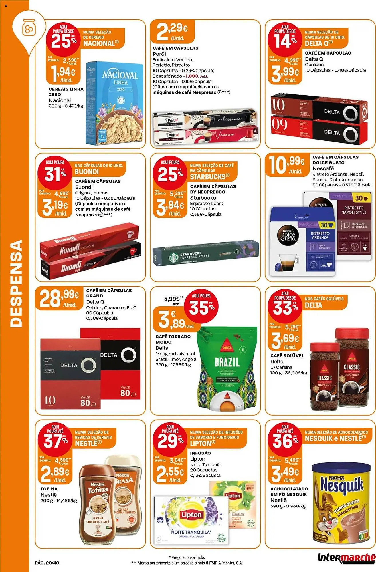 Folheto Folheto Intermarché de 6 de abril até 16 de abril 2026 - Pagina 28
